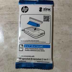 HP Zink Sticky-backed Photo Sheets